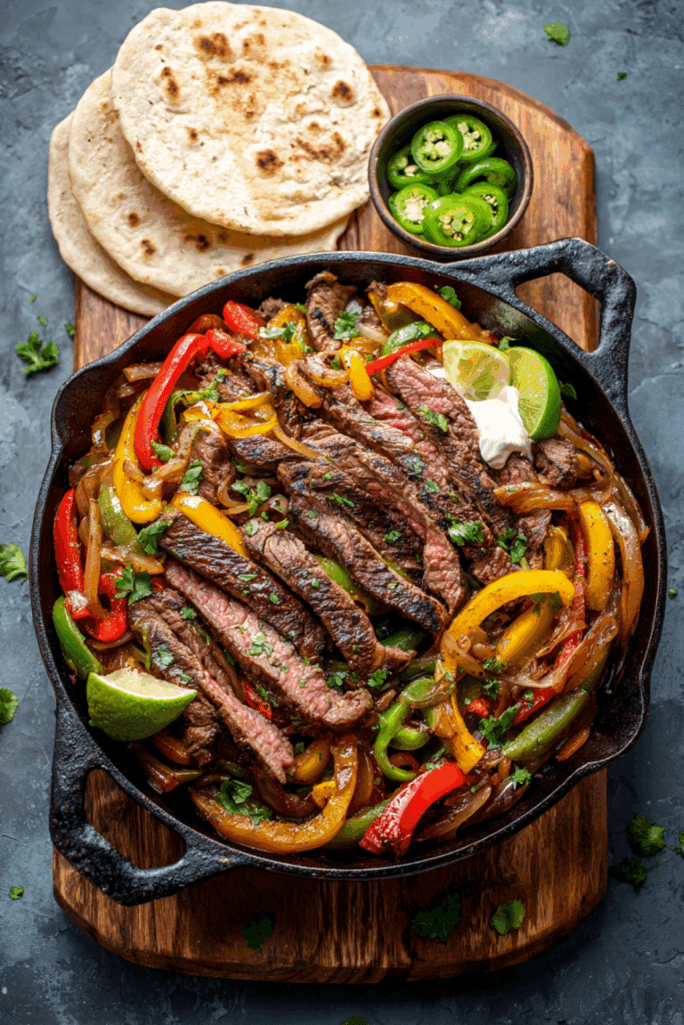 Sizzling Steak Fajitas