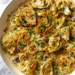 Mediterranean Capellini with Artichokes & Olives