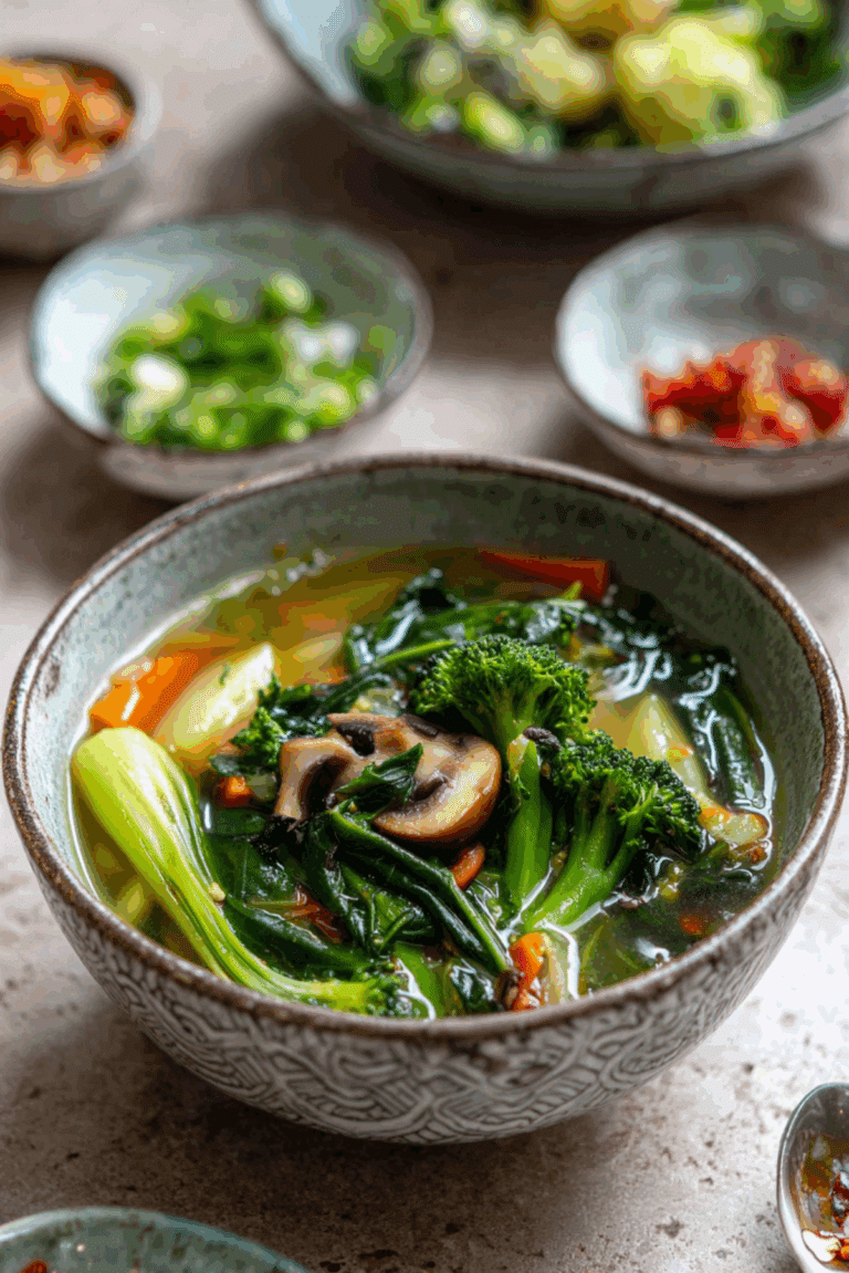 Vegetable Stir Fry Soup