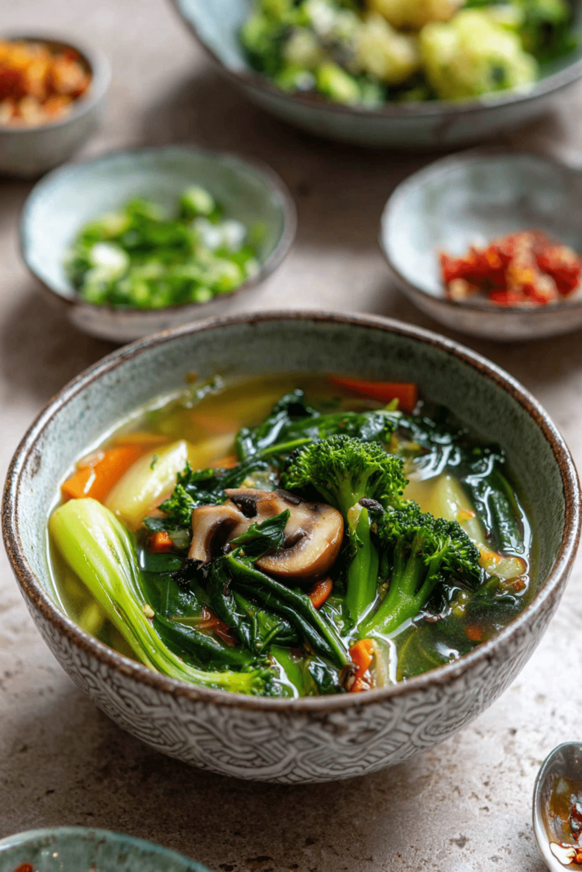 Vegetable Stir Fry Soup