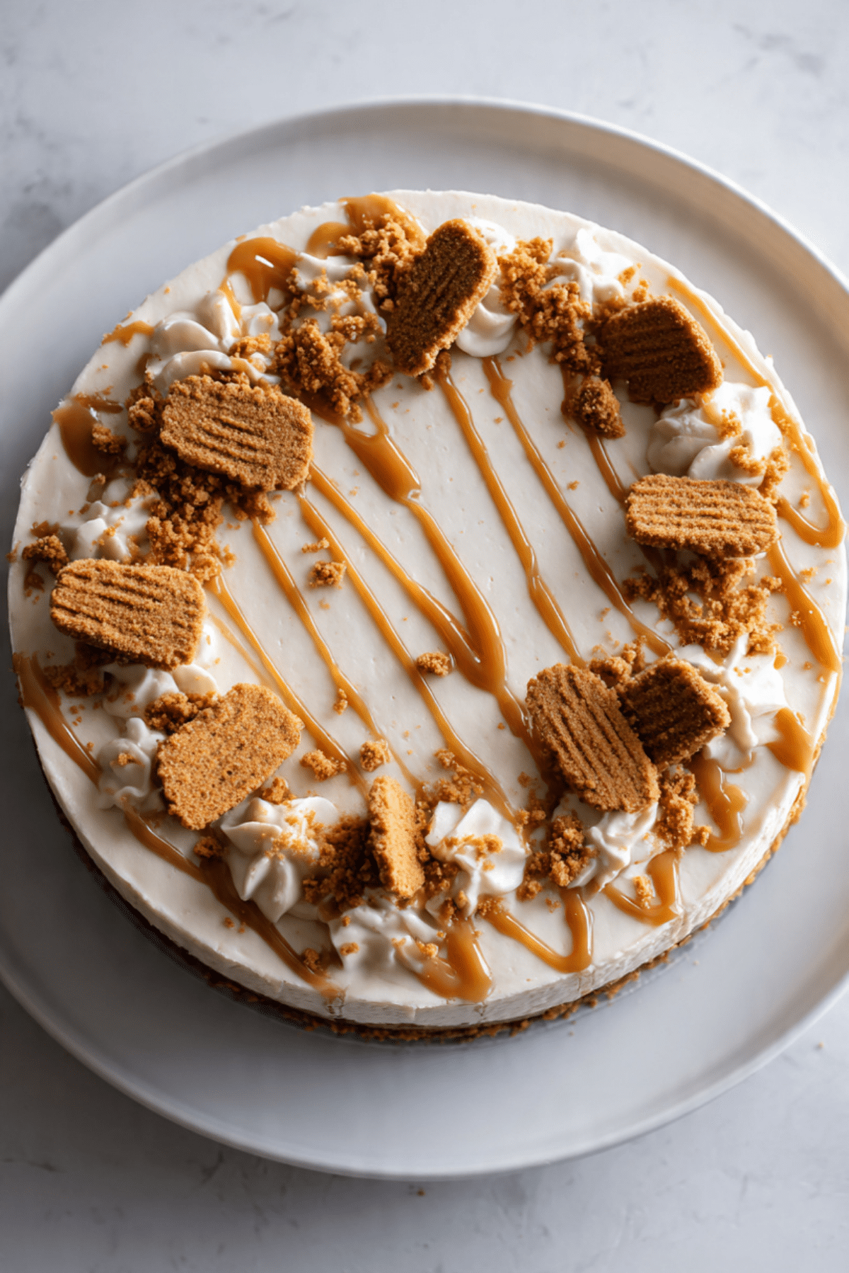 Biscoff No-Bake Cheesecake