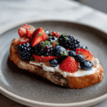 Brie & Berry Toast