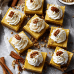 Pumpkin Cheesecake Bars