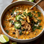 Crockpot Creamy Chicken Tortilla Soup