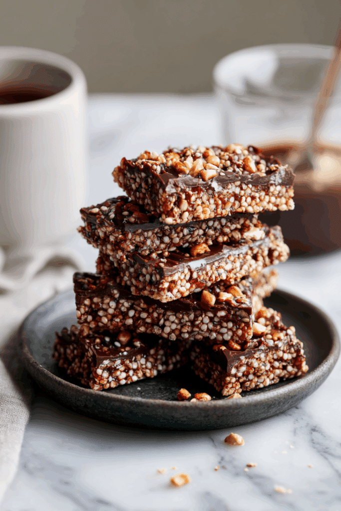 Chocolate Quinoa Crunch Bars