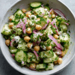 Cucumber & Chickpea Salad