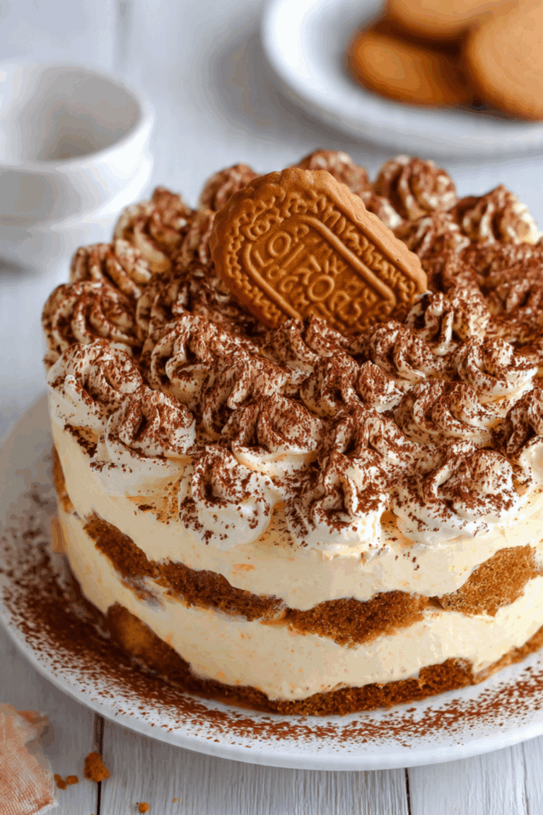 Cookie Butter Tiramisu