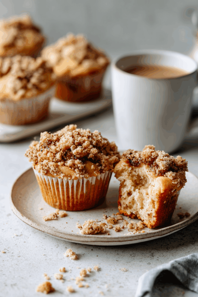 Coffee Crumble Muffins