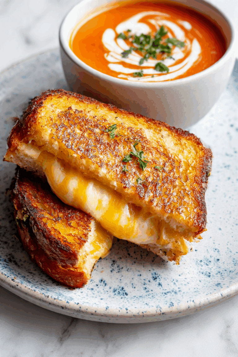 Herb-Crusted Grilled Cheese Sandwich