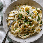 BEST vegan fettuccine alfredo