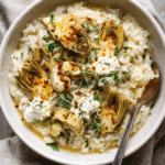 Artichoke & Burrata Risotto