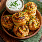 Cheesy Chicken and Courgette Rolls