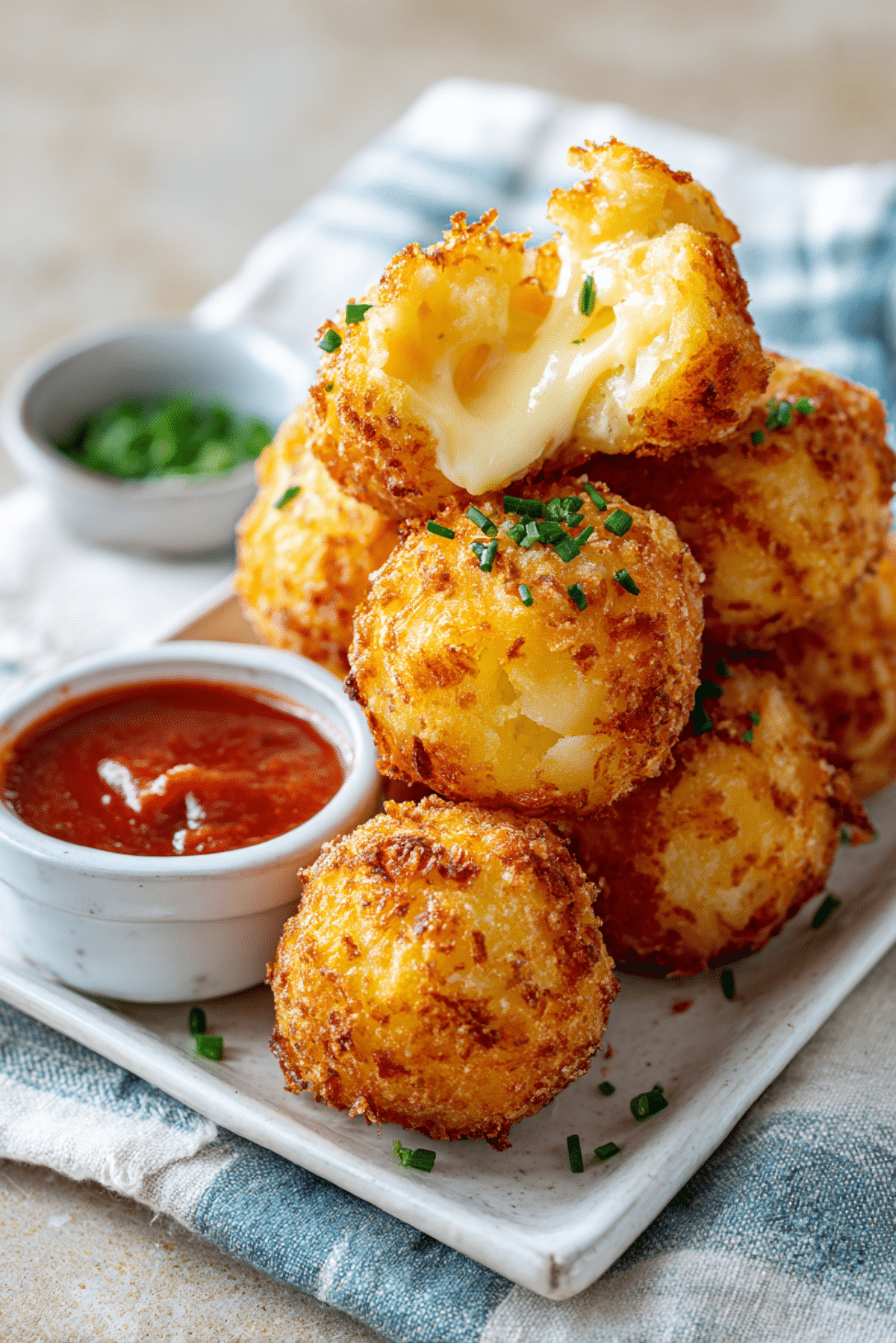 Crispy Cheesy Potato Balls