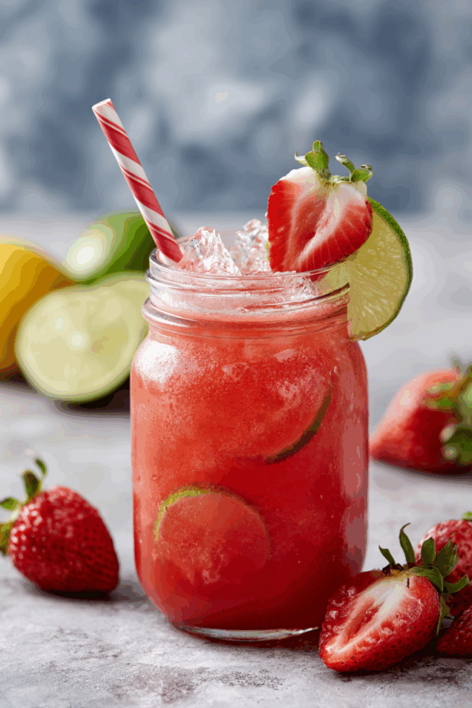 Probiotic Strawberry Passion Drink