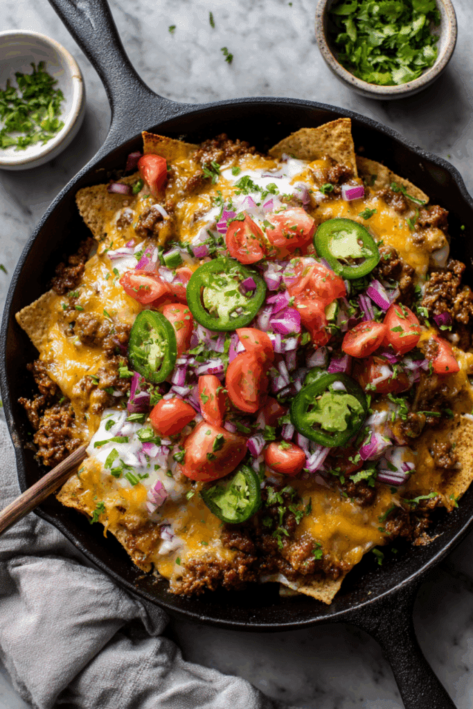 Loaded Beef Nachos