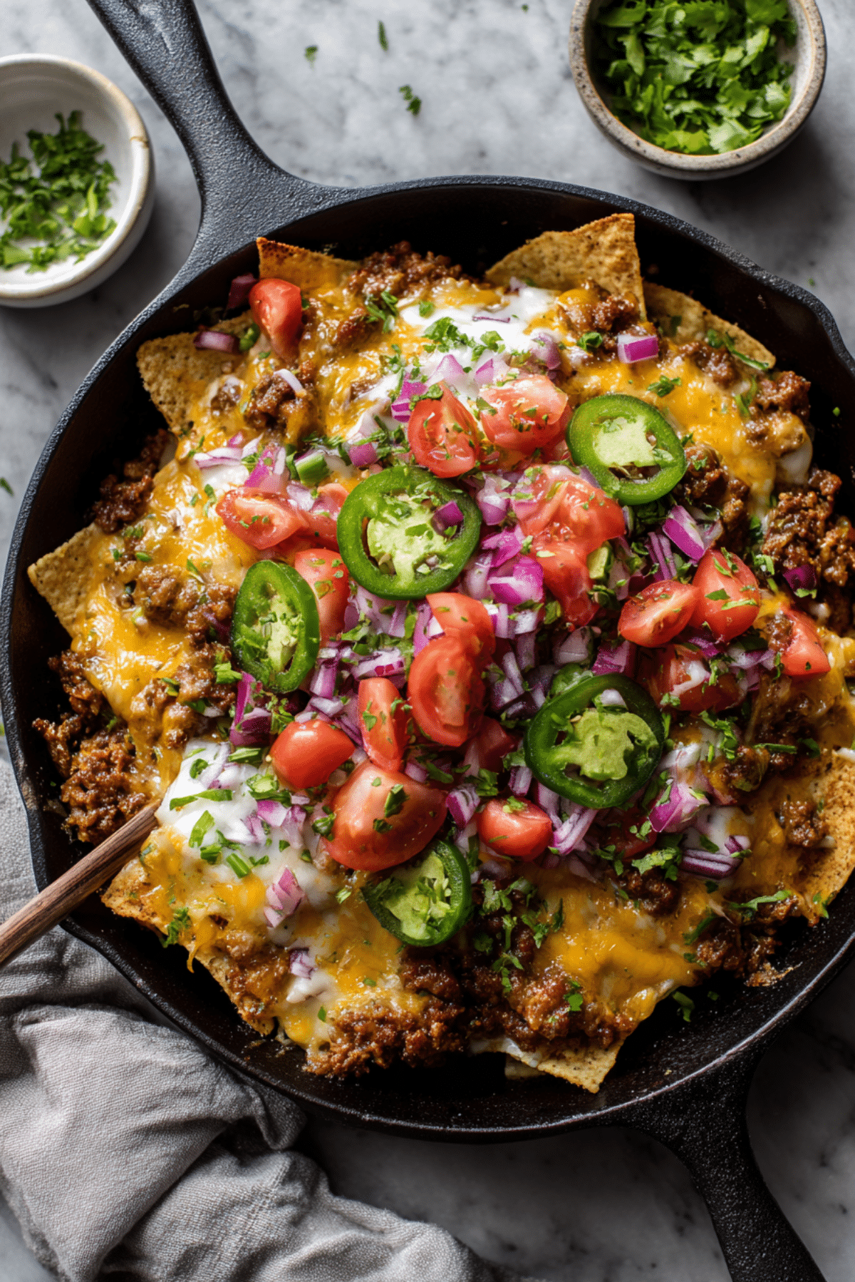 Loaded Beef Nachos