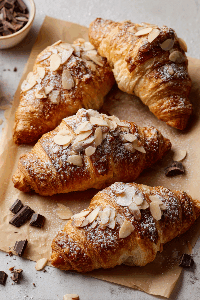 Chocolate Almond Croissants
