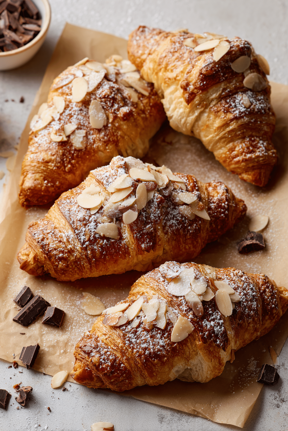 Chocolate Almond Croissants