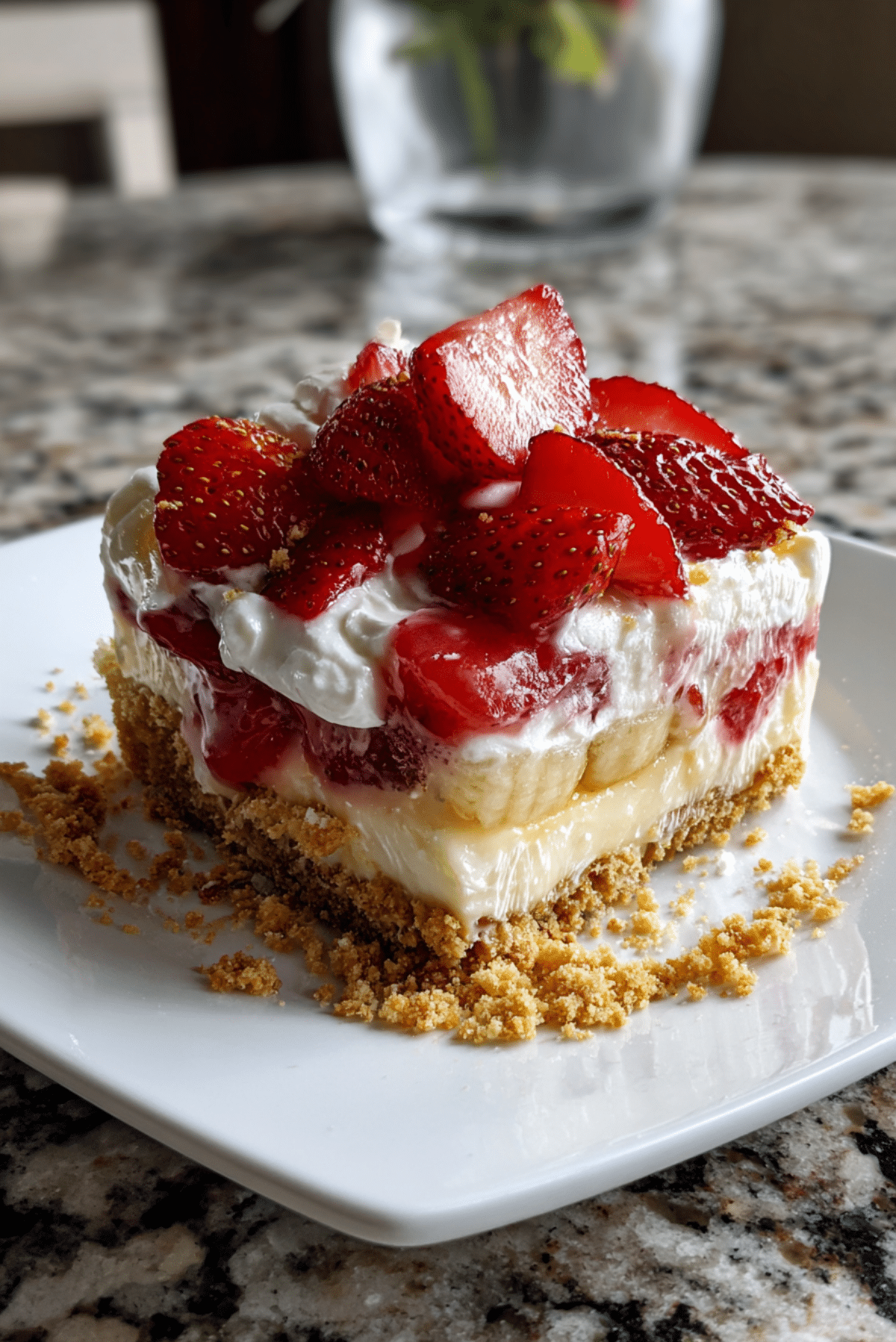 Strawberry Cheesecake Banana Pudding