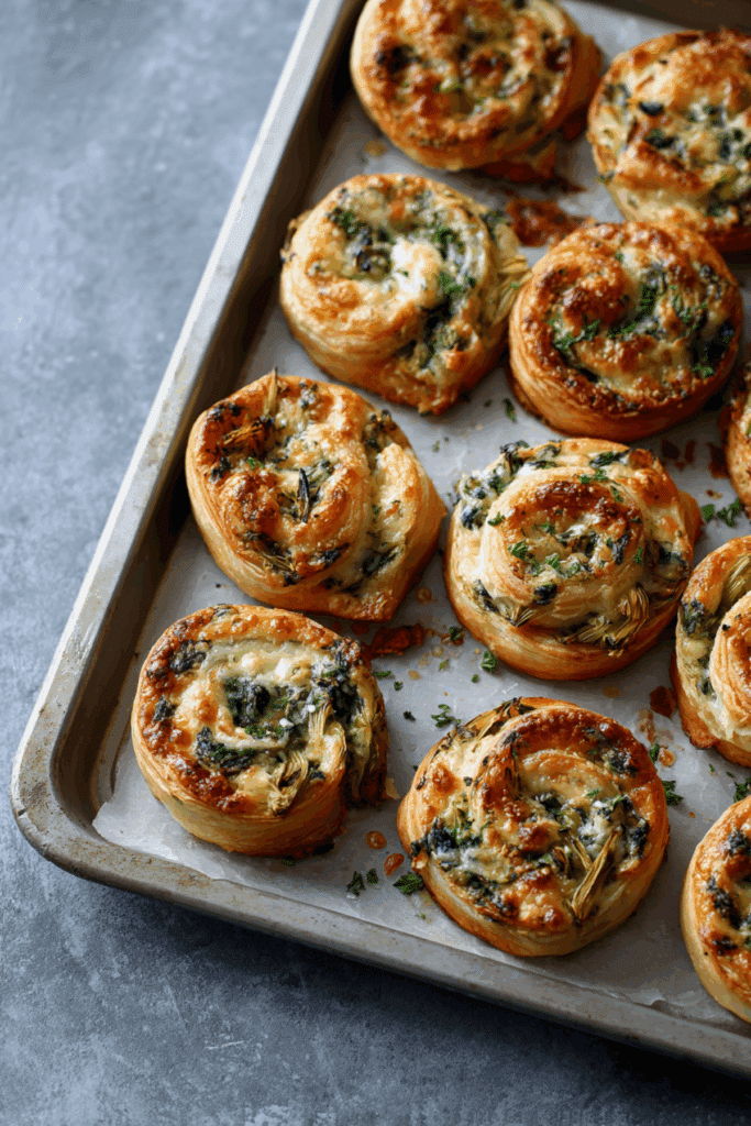 Spinach & Artichoke Puff Pastry