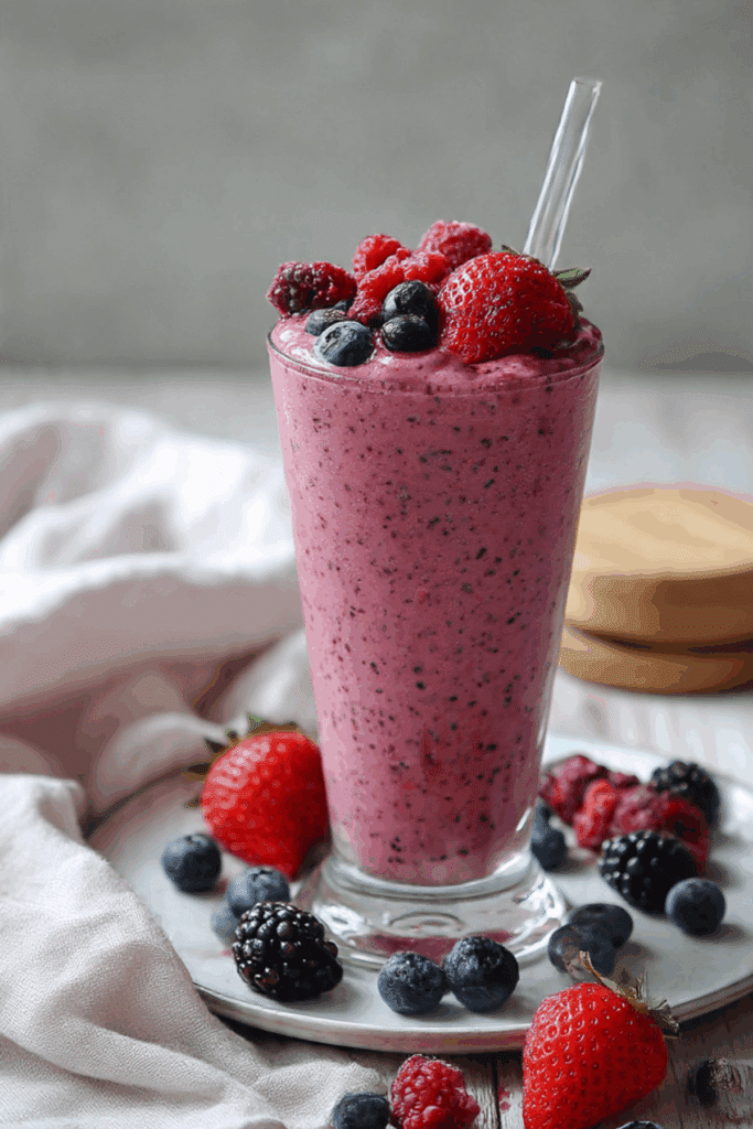 Frozen Mixed Berry Smoothie