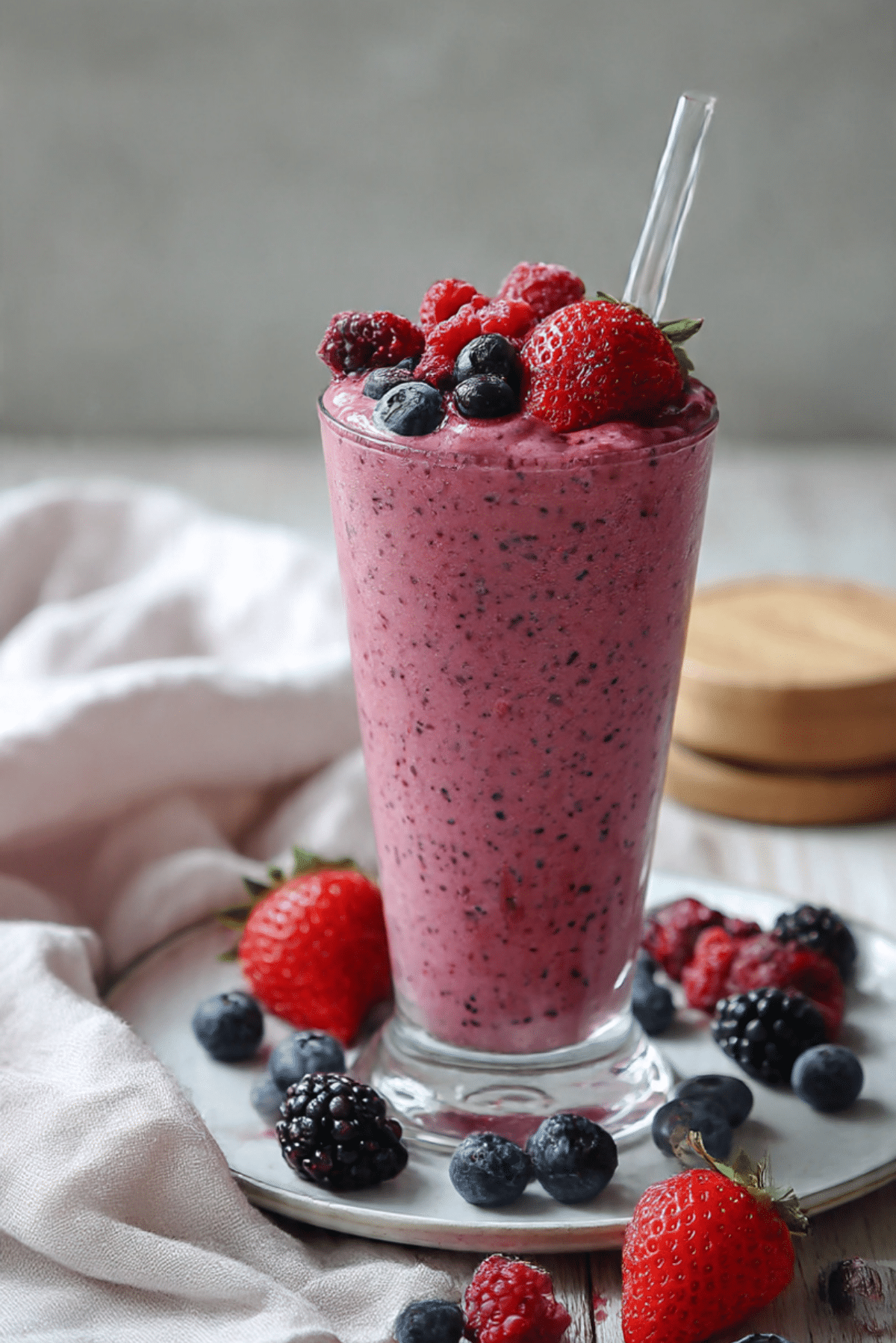 Frozen Mixed Berry Smoothie