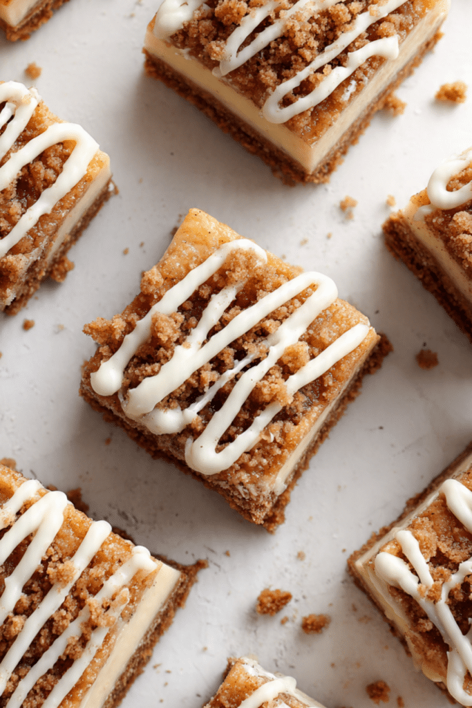 Chewy Cinnamon Roll Bars