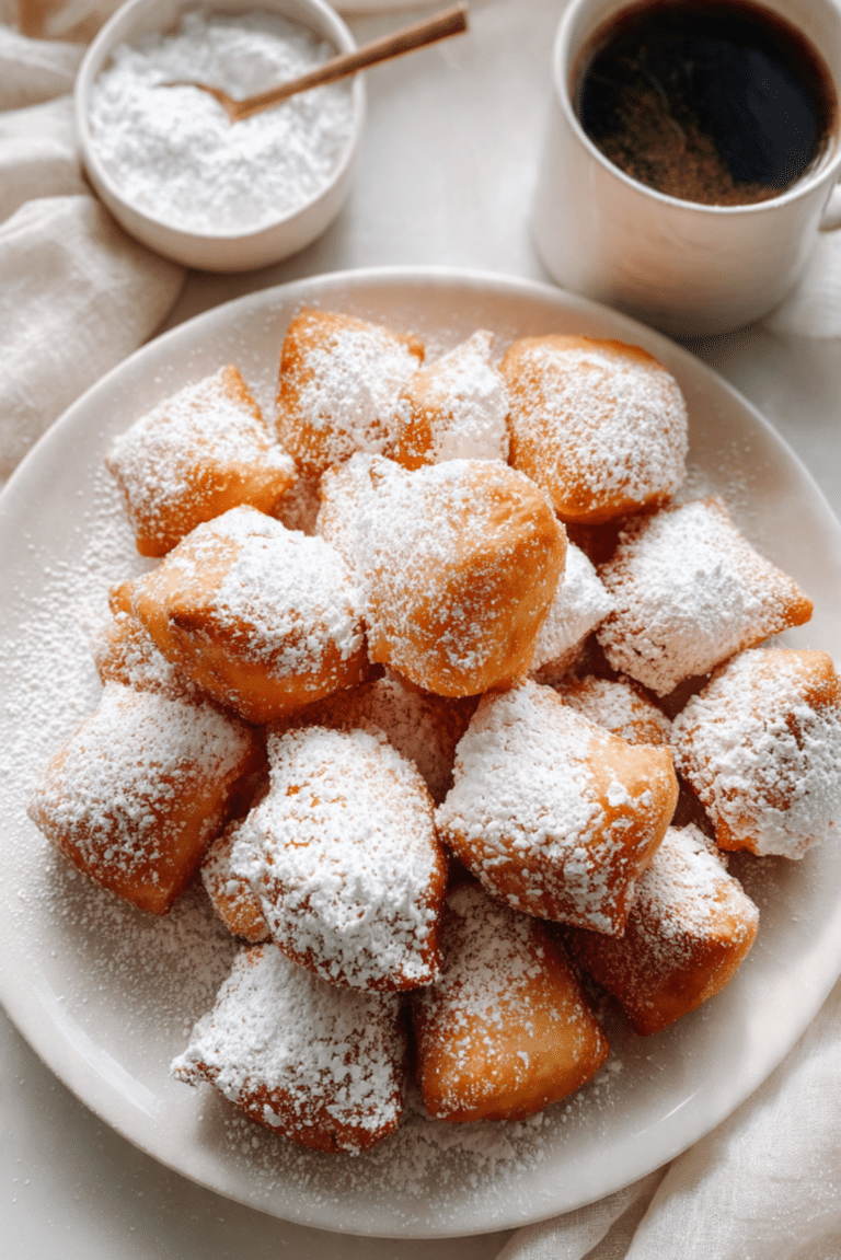 Vanilla French Beignets For Breakfast