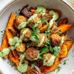 Avocado Mojo Bowls with Sweet Potato and Chicken