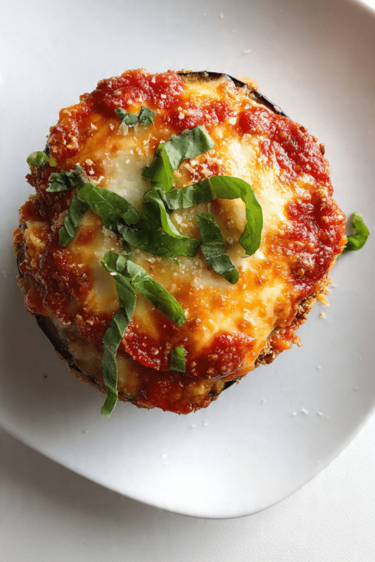 Simple Eggplant Parmesan
