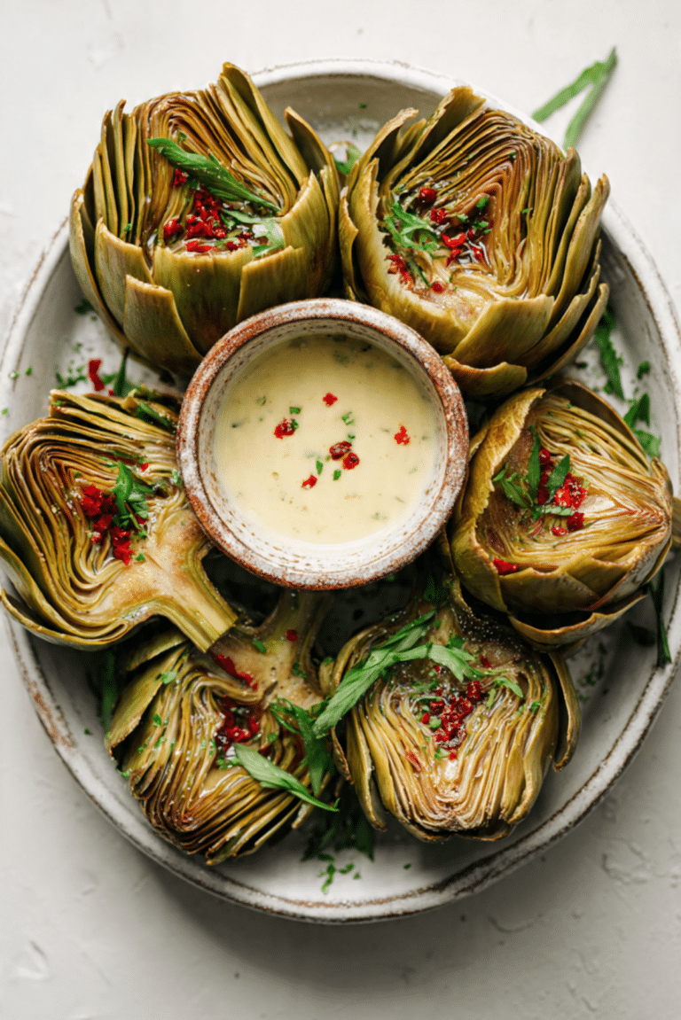 Steamed Artichokes
