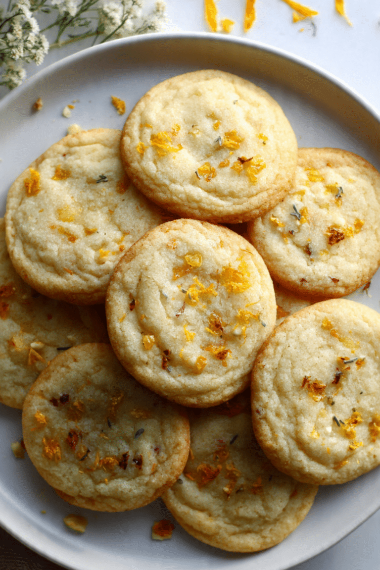 Citrus, Earl Grey, and Caramelized White Chocolate Sugar Cookies