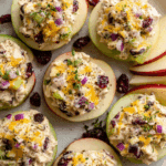 Fall Chicken Salad Apple Cheddar Bites