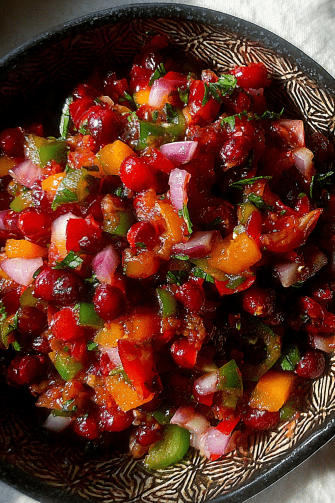 Gingery Cranberry Salsa