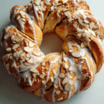 Christmas Tea Ring with Raspberry Cream Cheese Filling