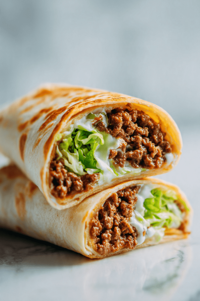 Nacho Beef Folded Wrap