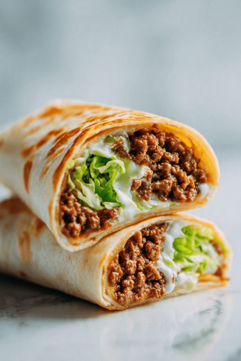 Nacho Beef Folded Wrap