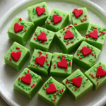 Easy No Bake GRINCH Fudge Recipe