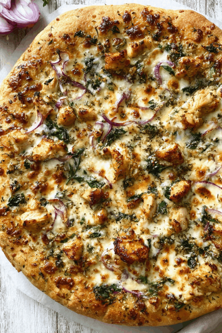 FARMHOUSE RANCH CHICKEN CRUST PIZZA