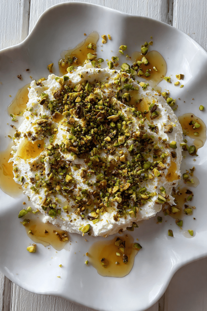 Boursin Appetizer with Pistachios and Honey