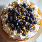 Blueberry Orange Brunch Cake with Agave and Pistachios