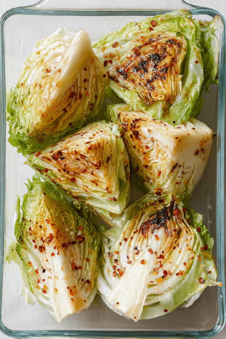 Charred Salt and Vinegar Cabbage