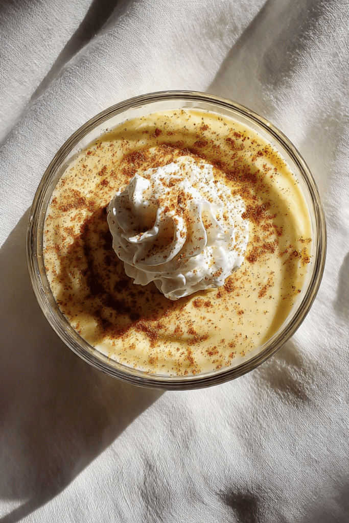 Creamy Homemade Eggnog Pudding Recipe