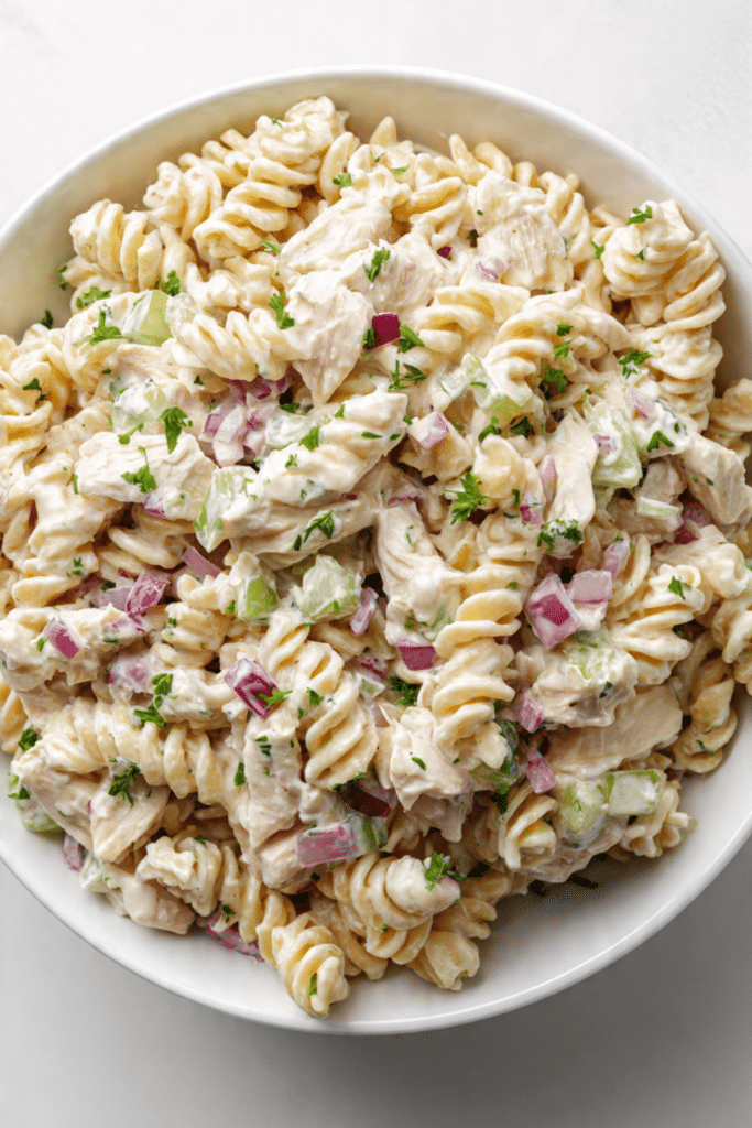 Creamy Chicken Pasta Salad