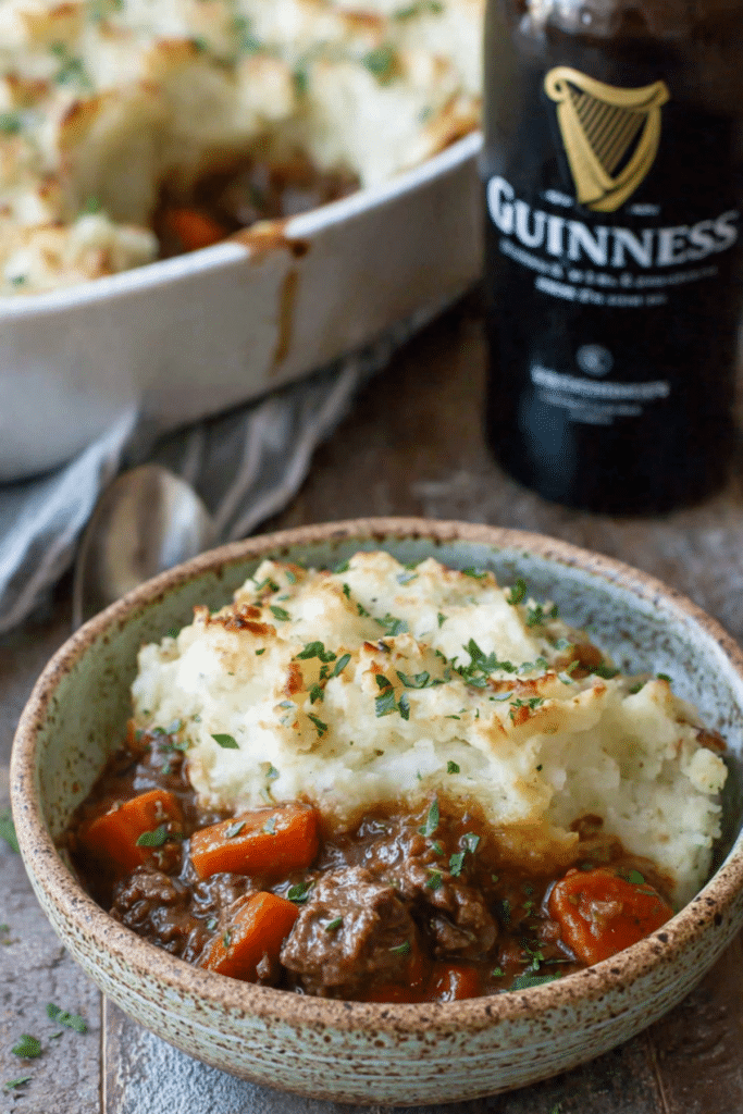 Mash Topped Beef & Guinness Pie