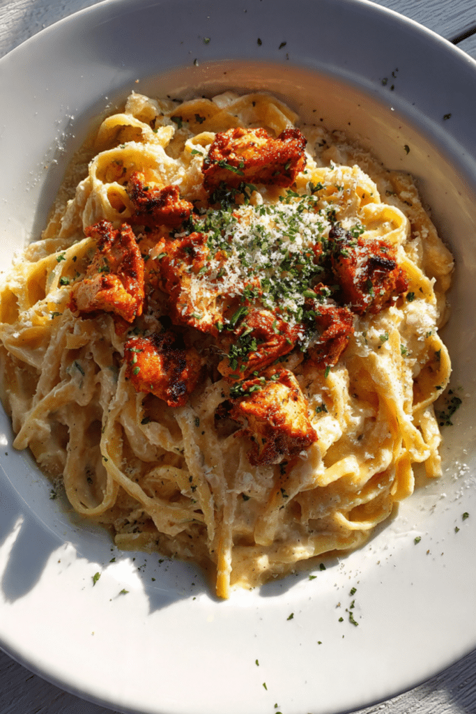 Creamy Nduja Chicken Alfredo