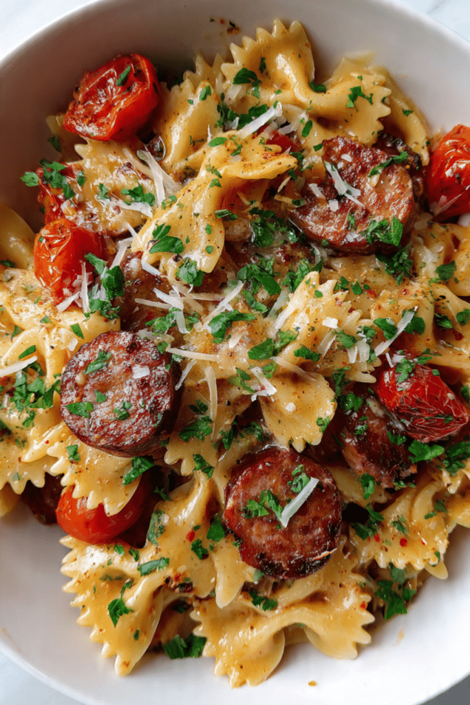 Cajun Sausage Pasta (One Pot)