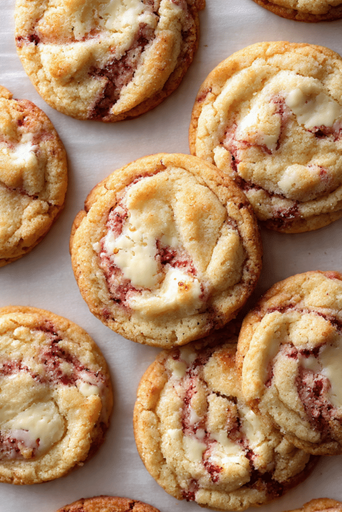 Strawberry Cheesecake Cookies