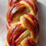 Raspberry Swirl Brioche Loaf