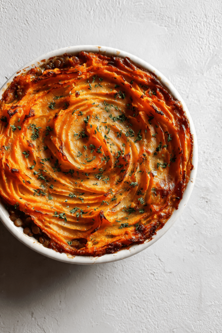 Sweet Potato Shepherd’s Pie Recipe